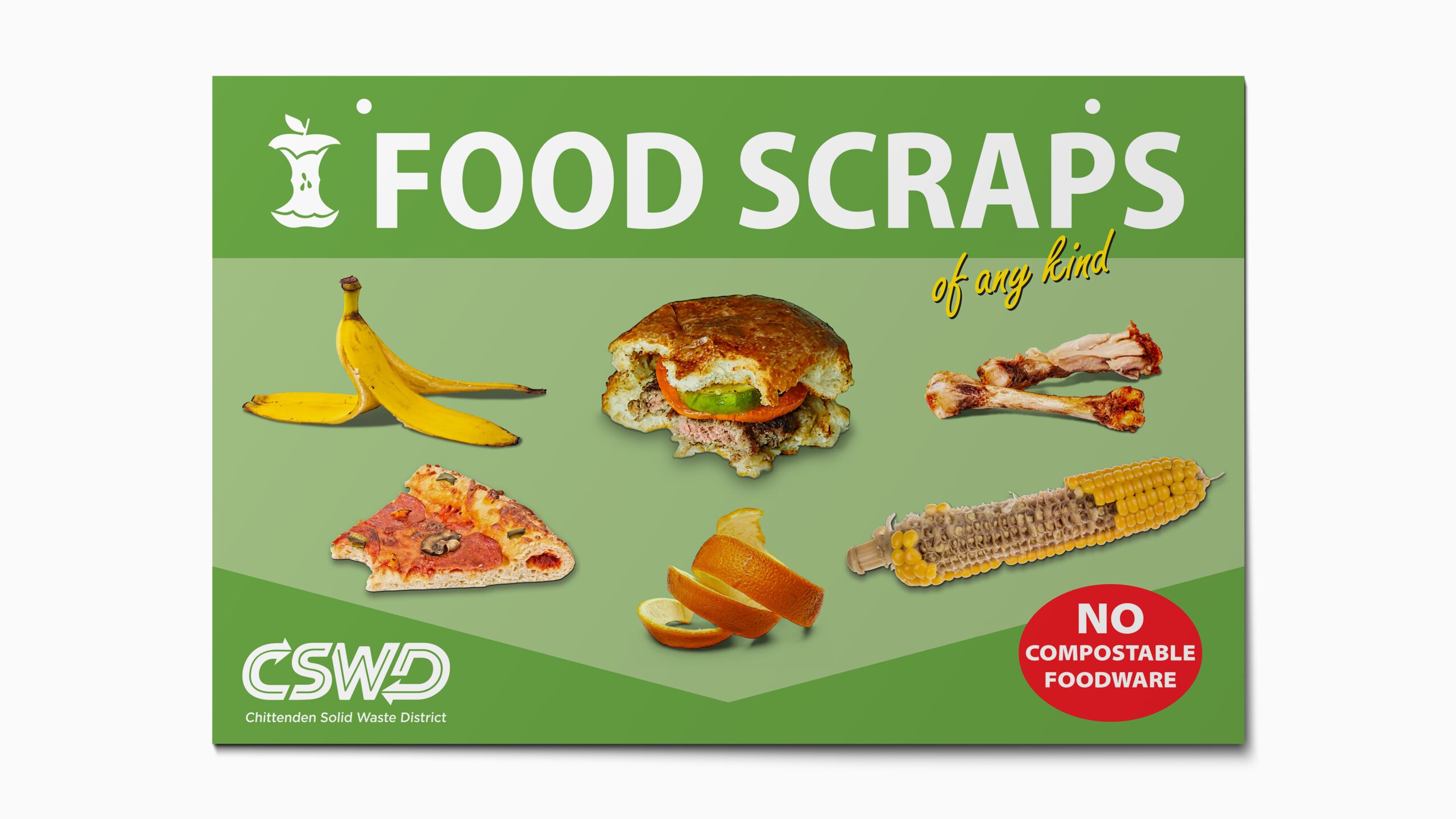 11x17 Food Scraps Sign