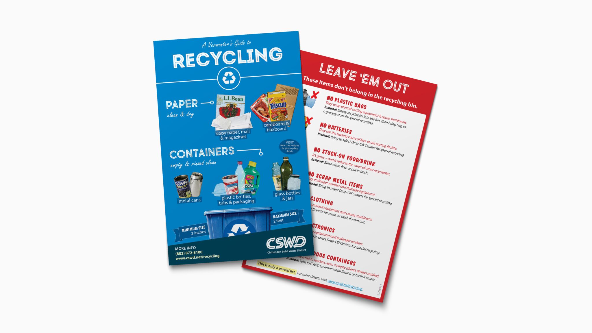 Vermonter's Guide to Recycling guide