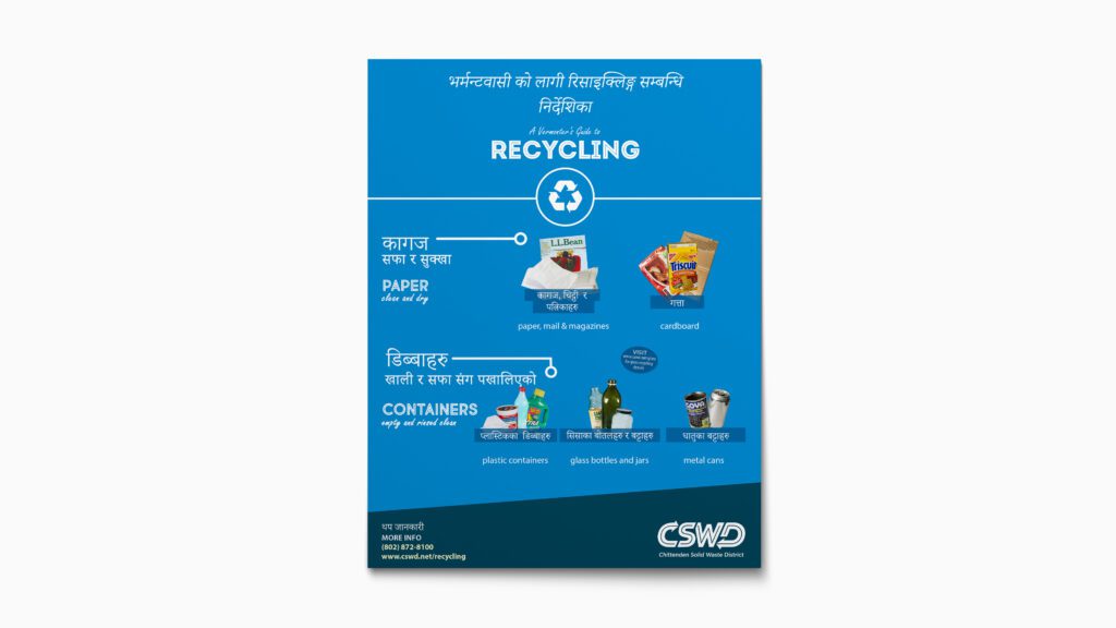 Brochures, Posters, Stickers Archives - Chittenden Solid Waste District
